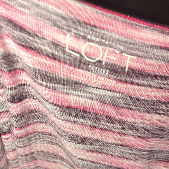 Black and Pink Striped Top - Picture 3 of 3